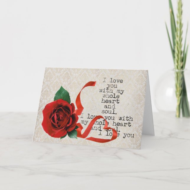 Carte de jour de Valentines (Devant)