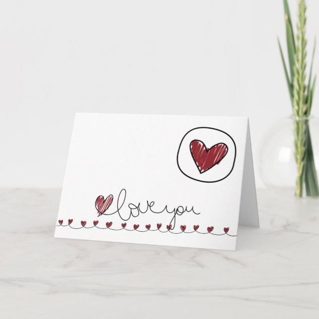 Carte de jour de Valentines (Devant)