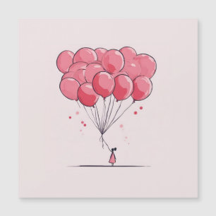 Carte de jour de Valentines de Ballons pliants
