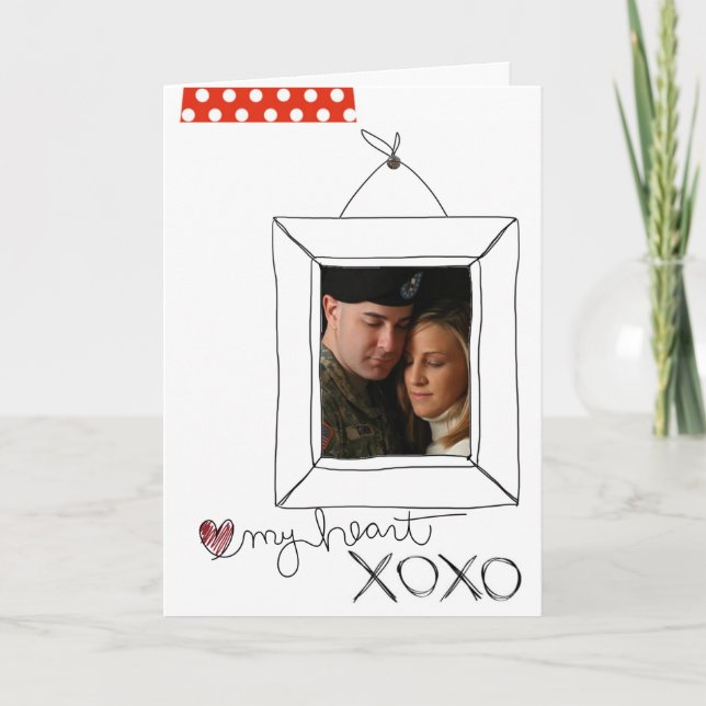 carte de jour de valentines de photo (Devant)