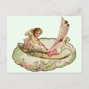 CARTE DE JOUR DE vintage VALENTINE