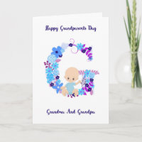 Carte de jour des grands-parents de Baby Boy