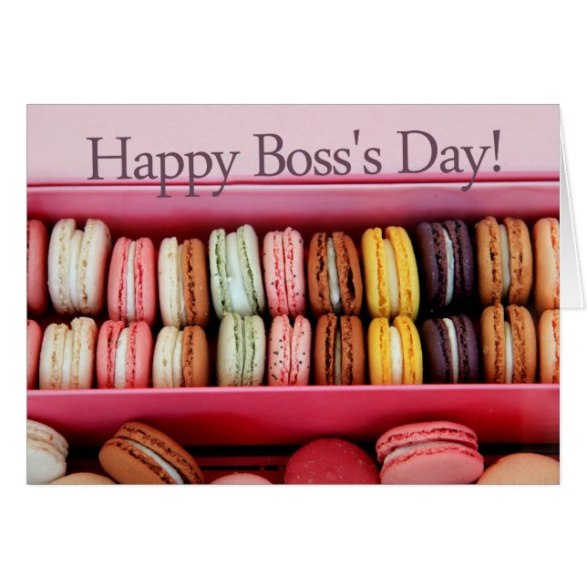 Carte de jour des Patrons de Macaron (Devant horizontal)