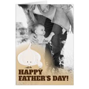 Carte de jour du père de la photo d’ail