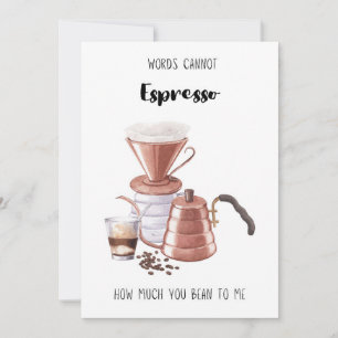 Carte de jour expresso Cute Coffee Espresso Valent