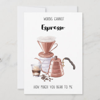 Carte de jour expresso Cute Coffee Espresso Valent