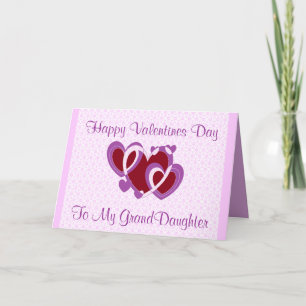 CARTE DE JOUR GRAND-FILLE VALENTINES