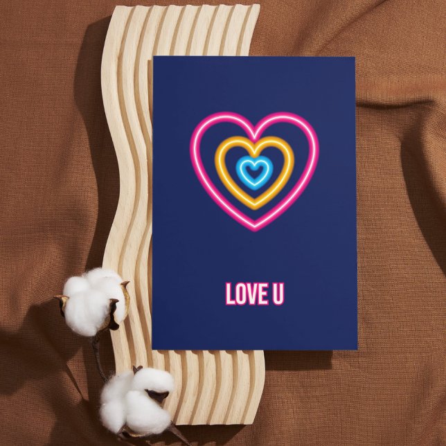 Carte de jour Marine et Neon Valentines (Créateur téléchargé)