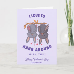 Carte de jour pour enfants Valentines pour enfants