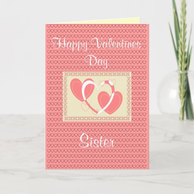 CARTE DE JOUR SISTER VALENTINES (Devant)