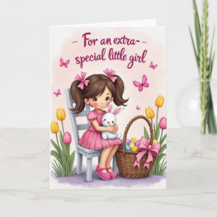 Carte de Jour Spécial pour Petite Fille