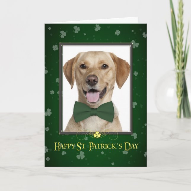 Carte de jour St. Patrick du Yellow Lab (Devant)