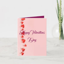 Carte de jour Valentines