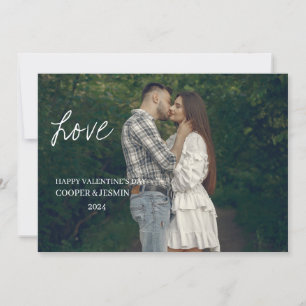 Carte de jour Valentines - Couvert d'Amour, Blanc