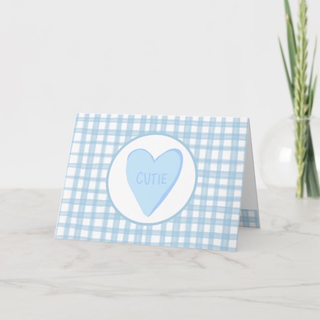 Carte de jour Valentines personnalisable (Devant)