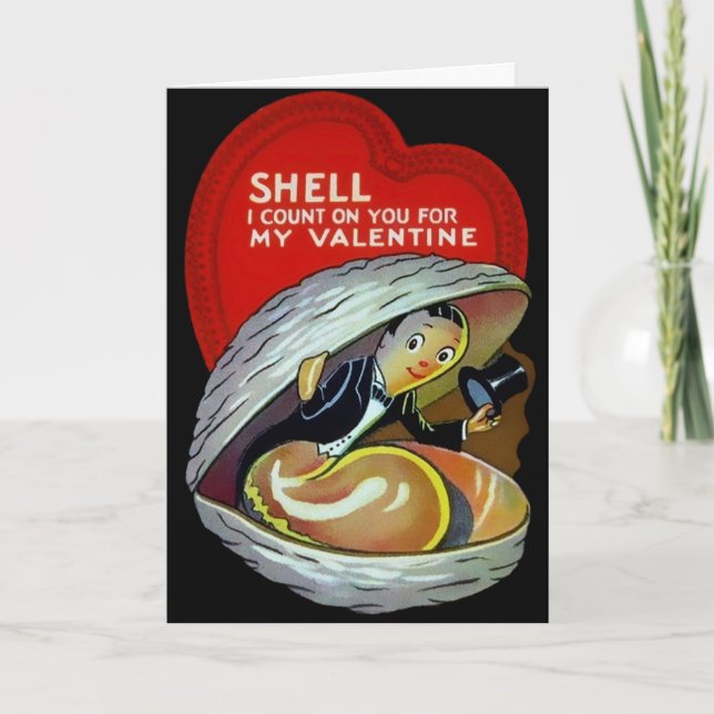 Carte de jour vintage des Valentines victoriennes (Devant)