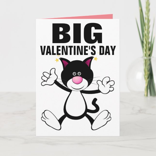 CARTE DE JOURNÉE DE HUG VALENTINE DE CAT SURSIZÉ (Devant)