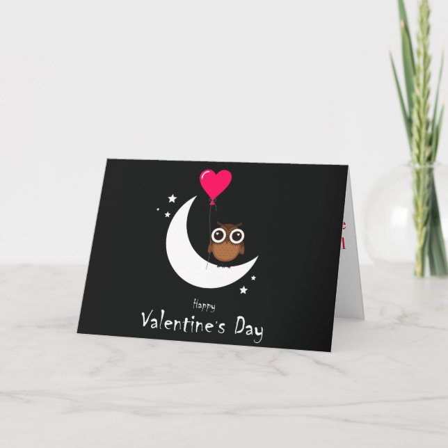 Carte de joyeuse Saint-Valentin (Devant)