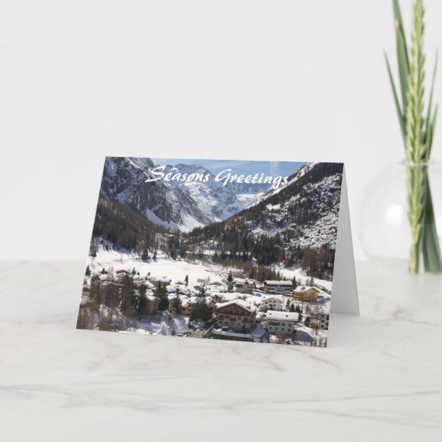 Carte de Joyeuses Fêtes (Devant)