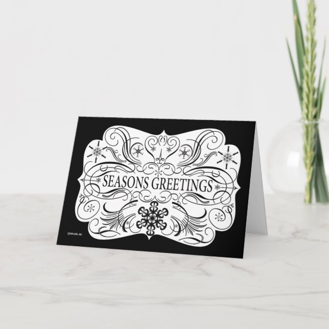 Carte de Joyeuses Fêtes (Devant)