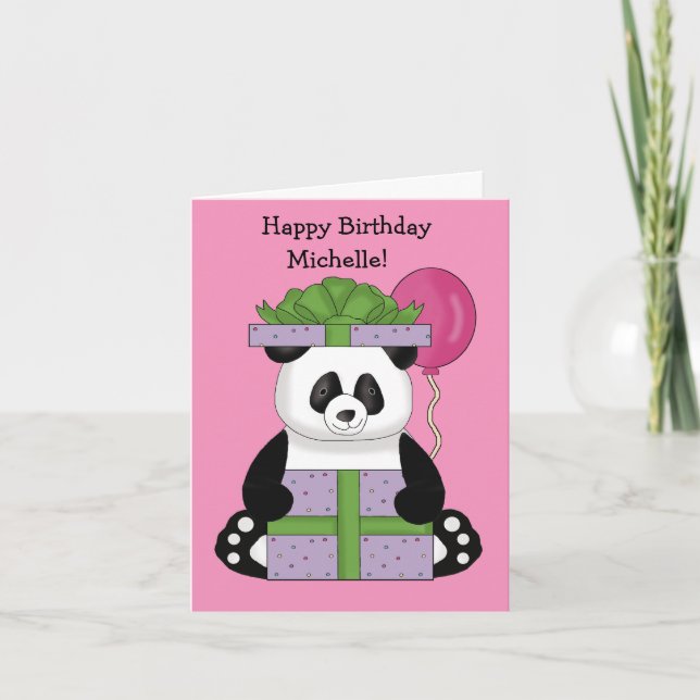 Carte de joyeux anniversaire (Devant)