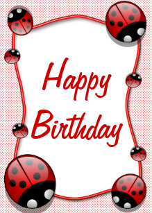 Cartes Filles Coccinelle D Anniversaire Zazzle Fr