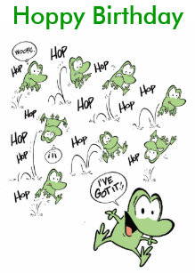 Cartes Drole Grenouille D Anniversaire Zazzle Fr