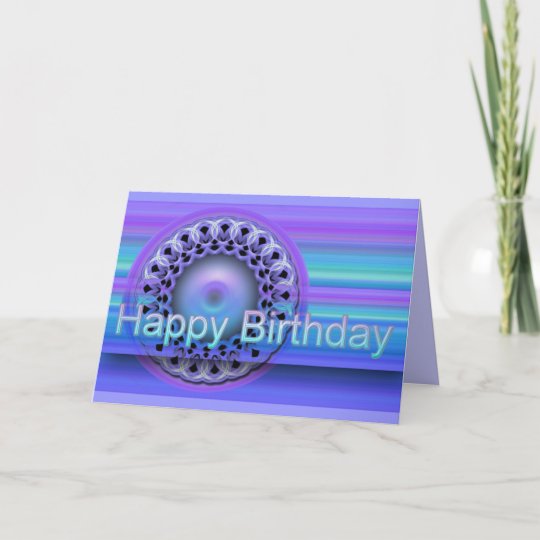 Carte De Joyeux Anniversaire De Mandala Zazzle Fr