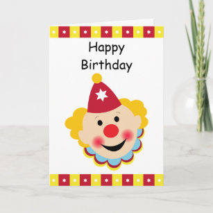 Cartes Cirque D Anniversaire Zazzle Fr