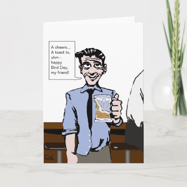 Carte de joyeux anniversaire d'heure (Devant)