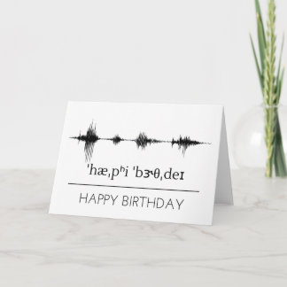 Carte de joyeux anniversaire d'IPA