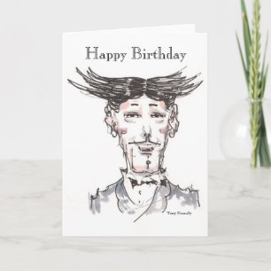 Carte de joyeux anniversaire d'oncle Victor