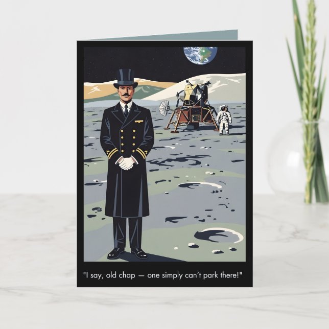 Carte de joyeux anniversaire drôle personnalisable (Devant)
