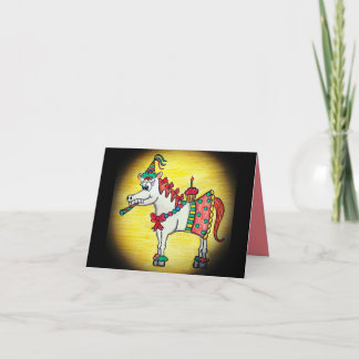 Carte de joyeux anniversaire drôle pour cheval
