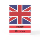 Carte de joyeux anniversaire d'Union Jack