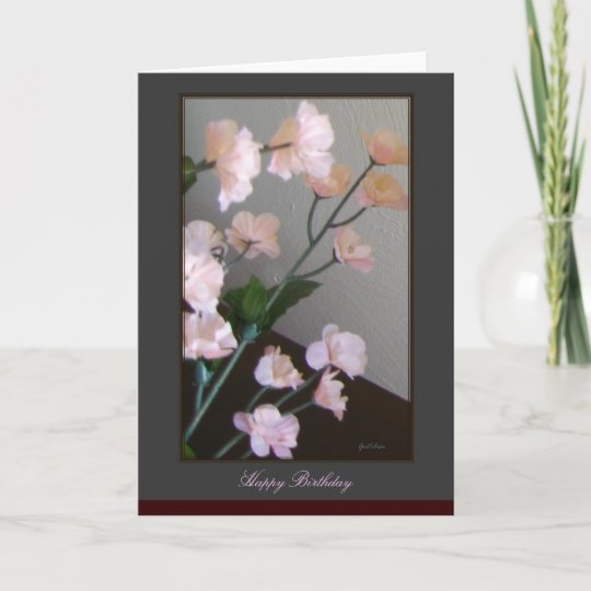 Carte De Joyeux Anniversaire Fleurs De Cerisier Zazzle Fr