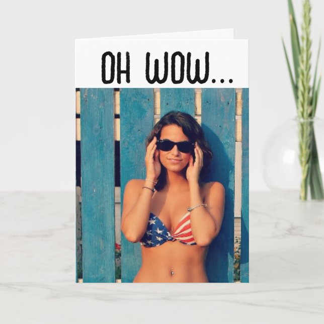 CARTE DE JOYEUX ANNIVERSAIRE POUR LUI AVEC FILLE E (Devant)