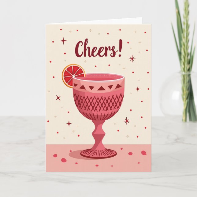 Carte de joyeux anniversaire Ruby Glass (Devant)