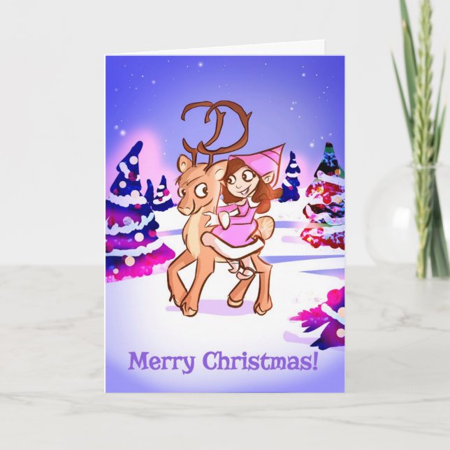 Carte de Joyeux Noël (Devant)