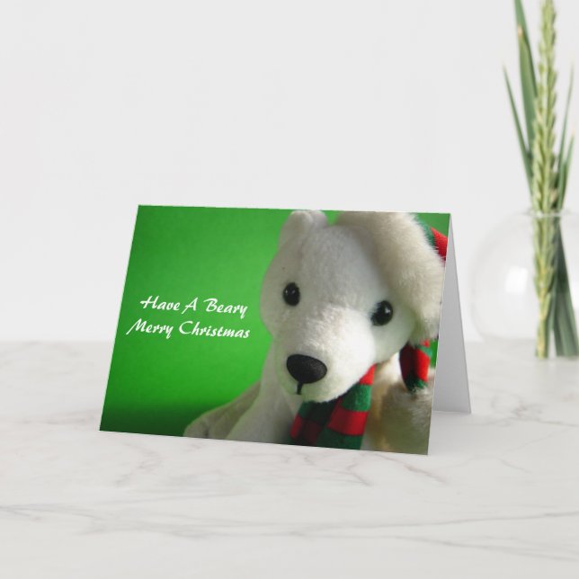 Carte de Joyeux Noël de Beary (Devant)