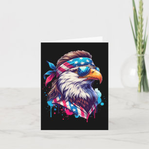Carte De juillet Patriotique Drôle Aigle 4 juillet États