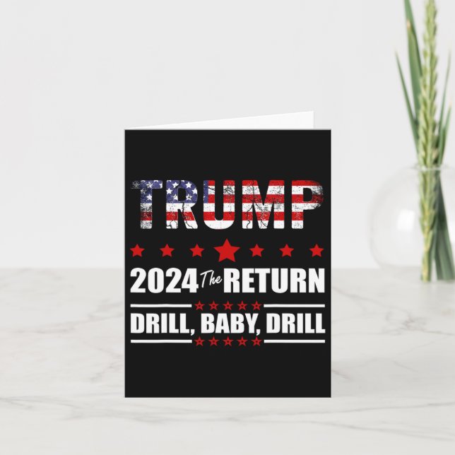 Carte De Juillet Trump 2024 Drill Ba (Devant)