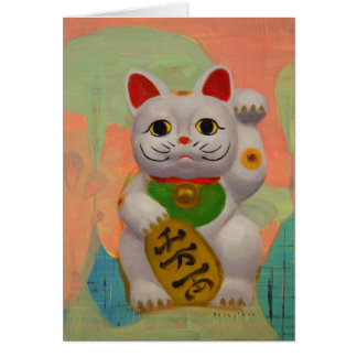 CARTE DE KITSCH DE CHAT DE PROSPERIY