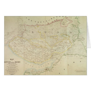 Carte de Kutch et de Runn, Inde, 1854