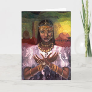 Carte de Kwanzaa "de majesté africaine"