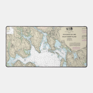 Carte de la baie Frenchman et de l'île Mount Deser
