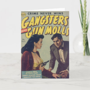 Carte de la bande dessinée "Gangsters and Gun Moll