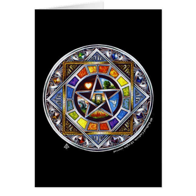 Carte de la bénédiction des éléments (Devant)