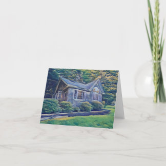 Carte de la cabane du sentier Viking vierge