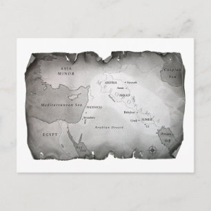 CARTE DE LA Carte Postale MESOPOTAMIA